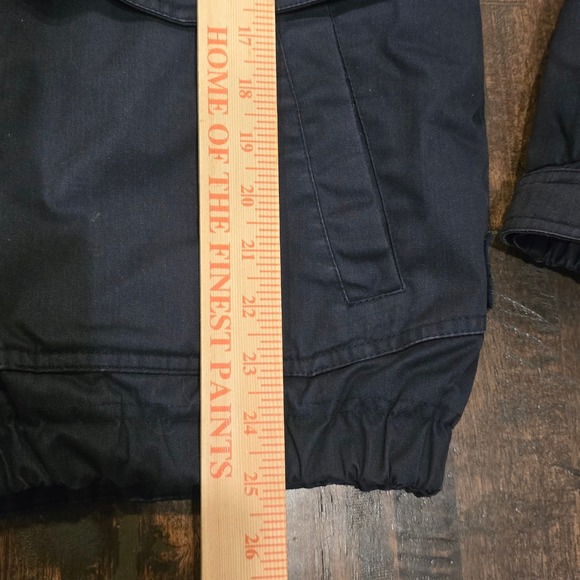 Vintage Pacific Trail Navy Blue Lined Bomber Jacket Mens Large Coat Outdoor - Picture 8 of 8
